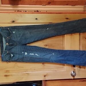 Rock & Republic distressed bootcut jeans 8